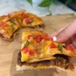 Delicious Mexican Vegetarian Pizza topped with fresh vegetables and spices