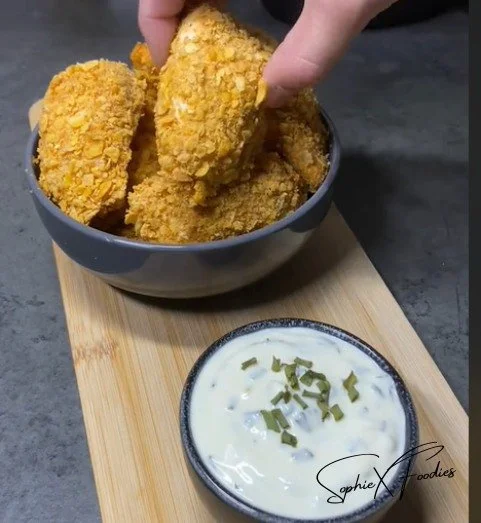 Mini Cordon Bleu bite-sized chicken and cheese dish
