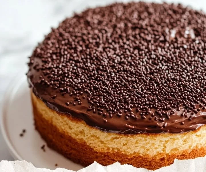 Delicious Ottilien Cake served on a rustic wooden table