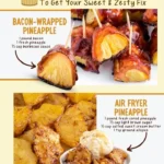 Delicious pineapple recipes for sweet and savory dishes.