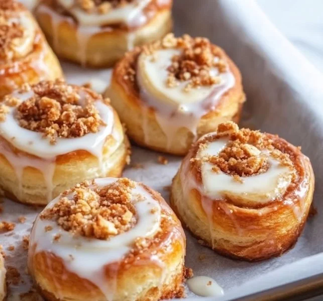 Delicious homemade Polish apple buns filled with sweet apple filling