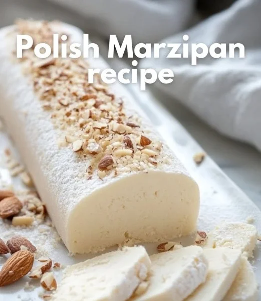 Deliciously crafted Polish marzipan sweets in various shapes and colors.