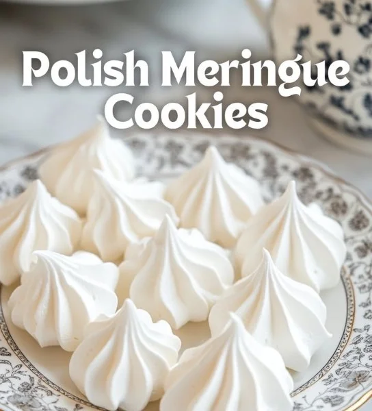 Delicious Polish meringue cookies, light and crispy treats for any occasion.