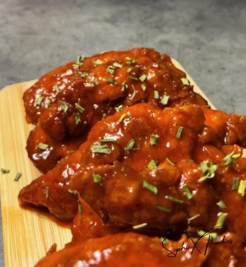 Deliciously crispy Spicy Tenders served with dipping sauce