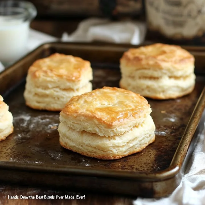 Delicious homemade biscuits served on a plate
