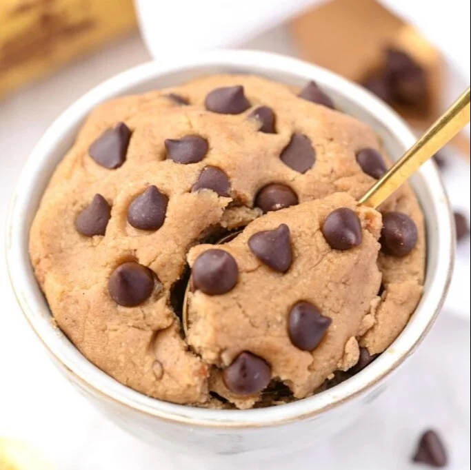 3-Ingredient Banana Cookie Dough Bites for a healthy treat
