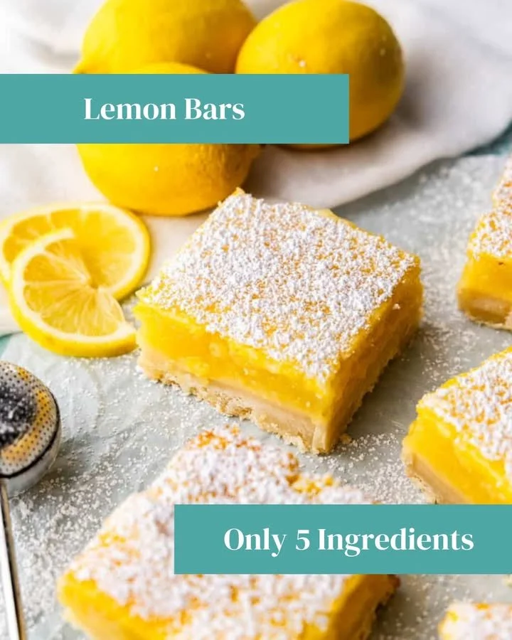 Deliciosas barras de limón caseras con textura cremosa y sabor refrescante