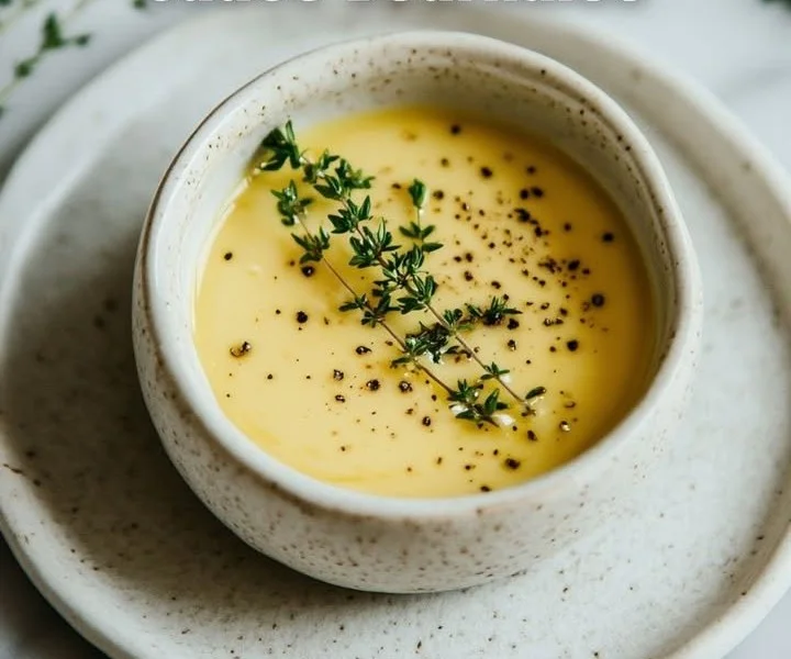 Béarnaise sauce served with steak on a plate