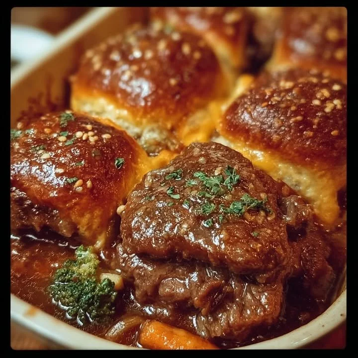 Delicious beef dish served with fresh vegetables on a plate
