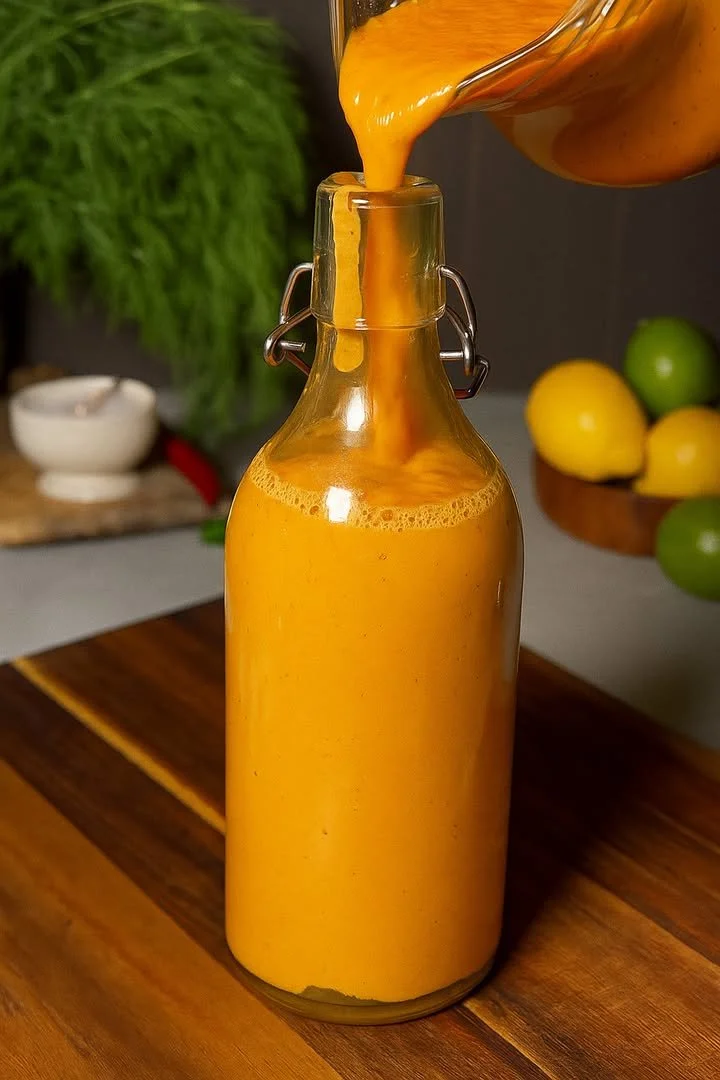 Homemade Nando's style PERi PERi Sauce in a bowl