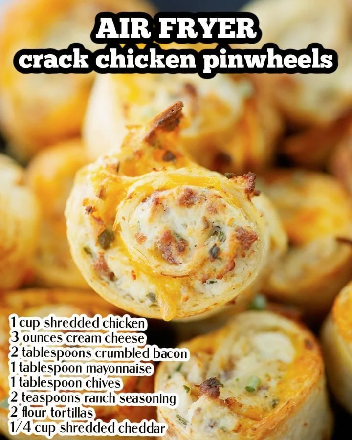 Delicious Crack Chicken Pinwheels ready to serve as a savory appetizer.
