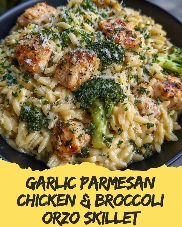 Delicious one-pan garlic parmesan dish ready in 35 minutes