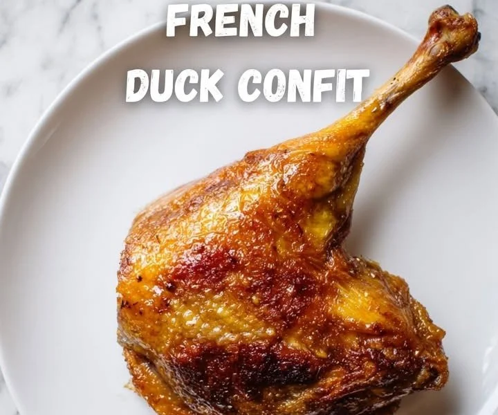Delicious serving of Duck Confit cooked to perfection