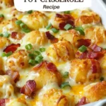 Easy Chicken Bacon Ranch Tater Tot Casserole