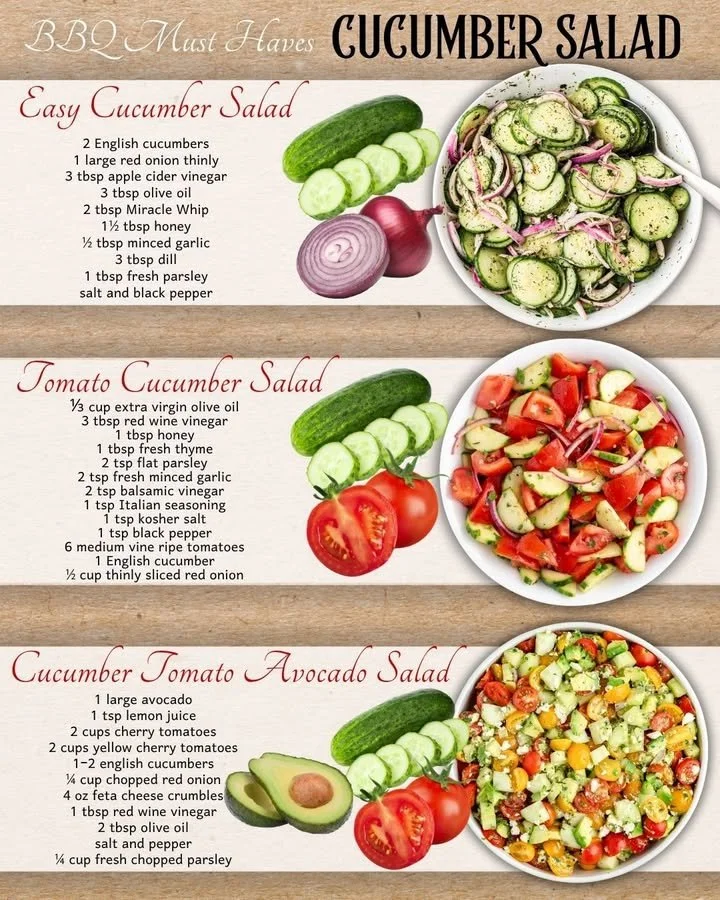 Fresh and easy cucumber salad in a bowl with dressing
