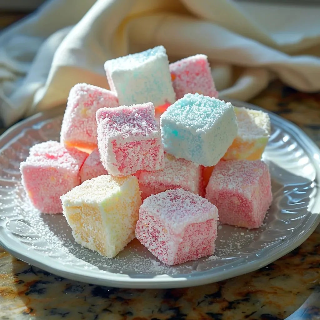 Colorful Kool-Aid fizzy marshmallows recipe for a fun and easy treat