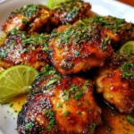 Honey-Lime Chicken Thighs 2 Honey-Lime Chicken Thighs