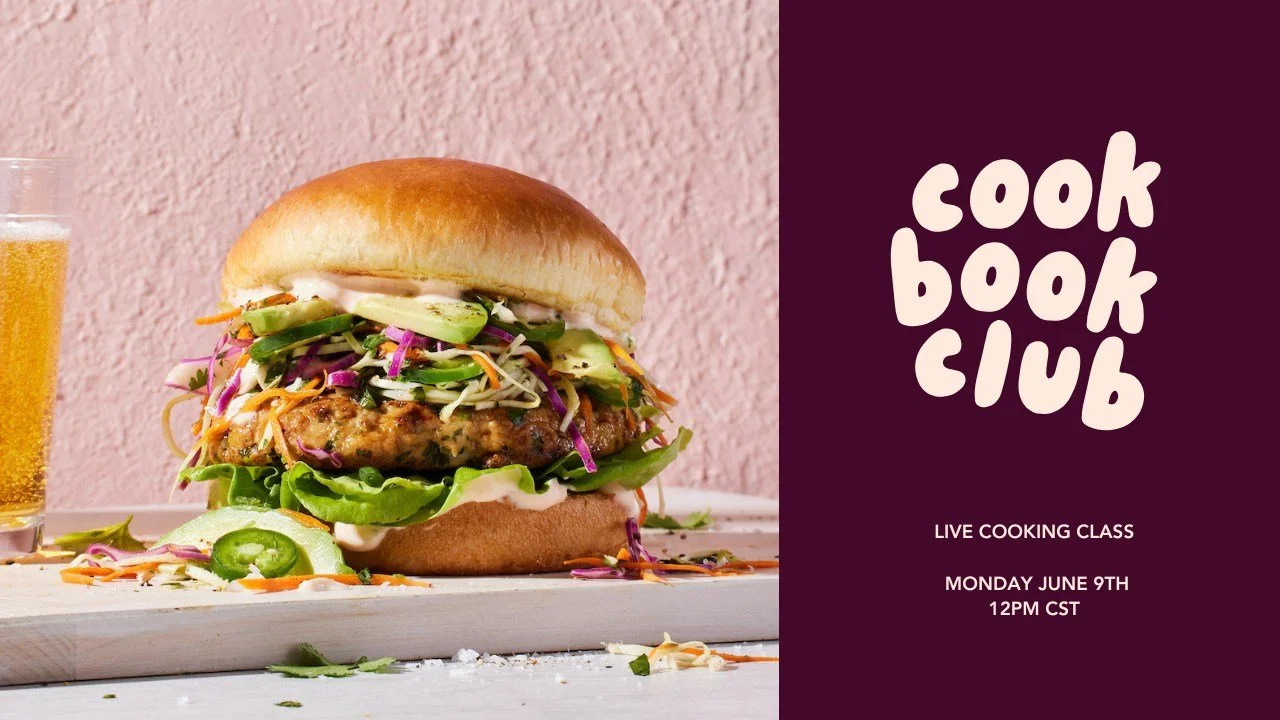 Spicy hot Chile Basil Lime Chicken Burgers on a grill