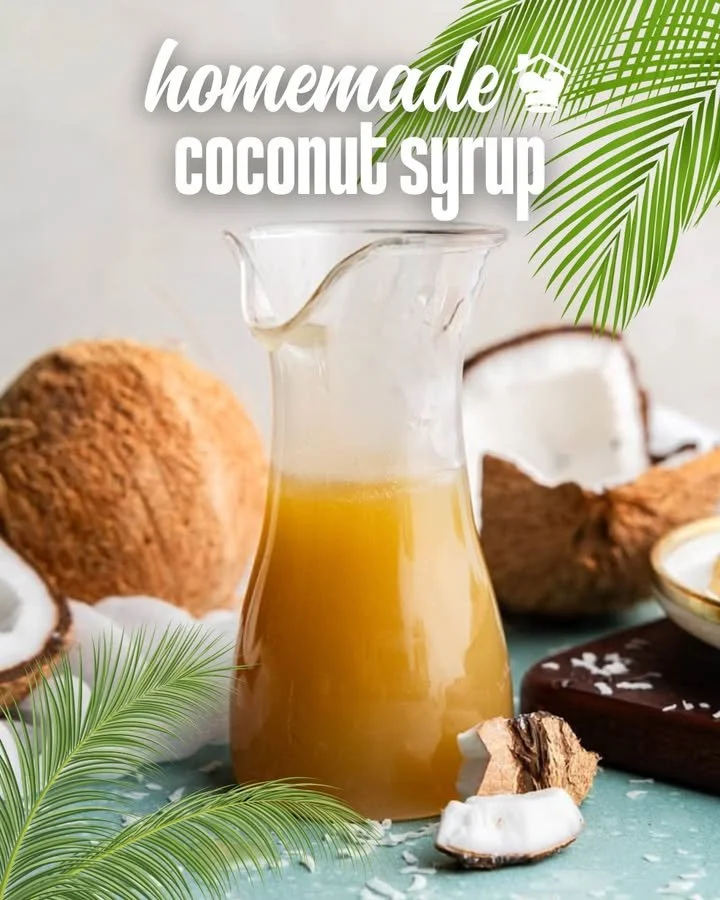 Receta de jarabe de coco casero