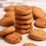Delicious Keto Peanut Butter Cookies on a plate, low-carb and gluten-free treat.