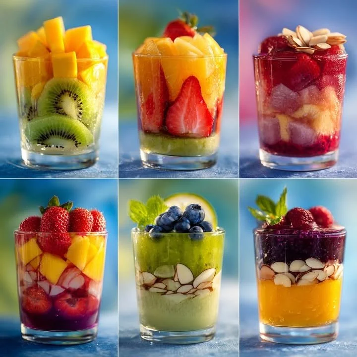 A vibrant bowl of Kiwi Mango Delight featuring fresh kiwi and mango slices.