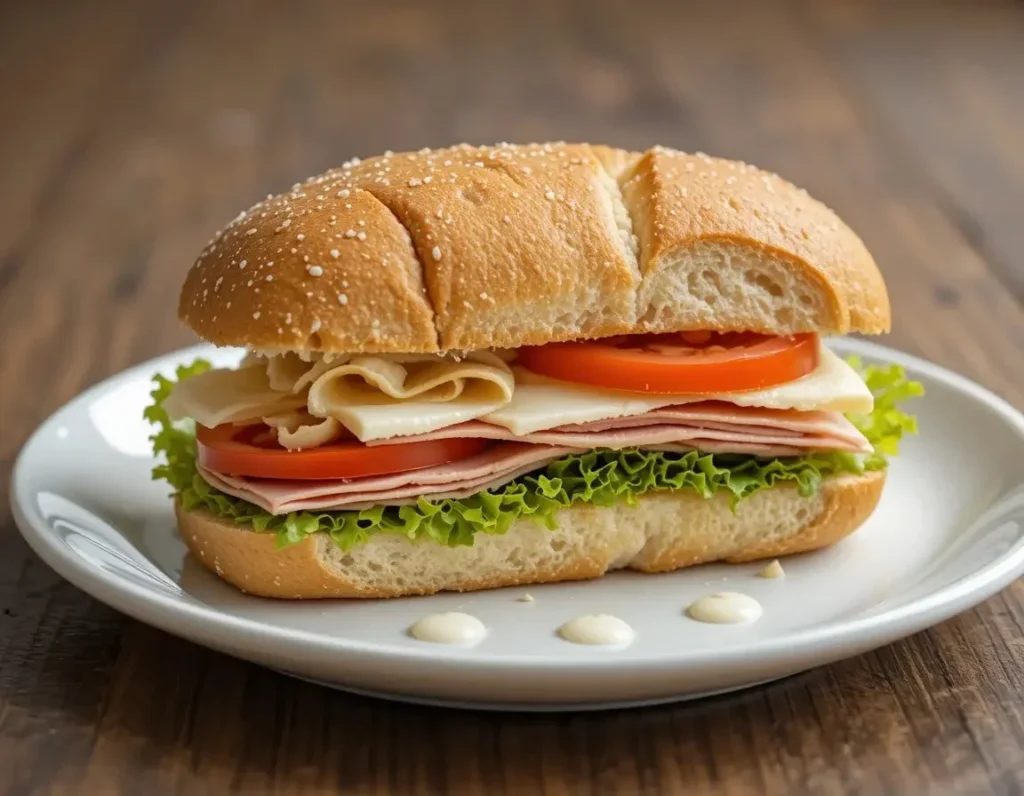 Delicious Knob Sandwich served with fresh ingredients and vibrant flavors.