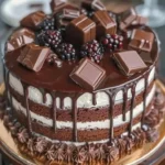Layered Chocolate Delight Cake showcasing rich layers of chocolate cake and frosting