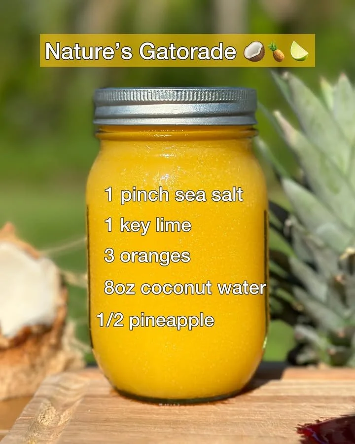 Nature's Gatorade - a natural hydration option for athletes and active individuals.