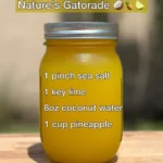 Nature's Gatorade - Natural hydration drink rich in electrolytes and nutrients.
