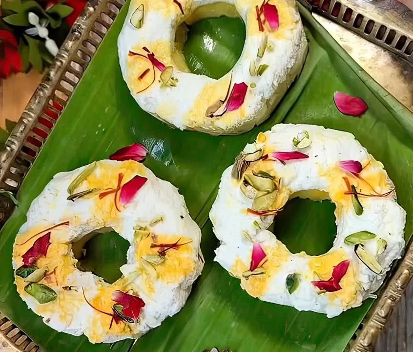 Delicious Pineapple Sandesh dessert, a unique Bengali sweet treat with fruity flavors.