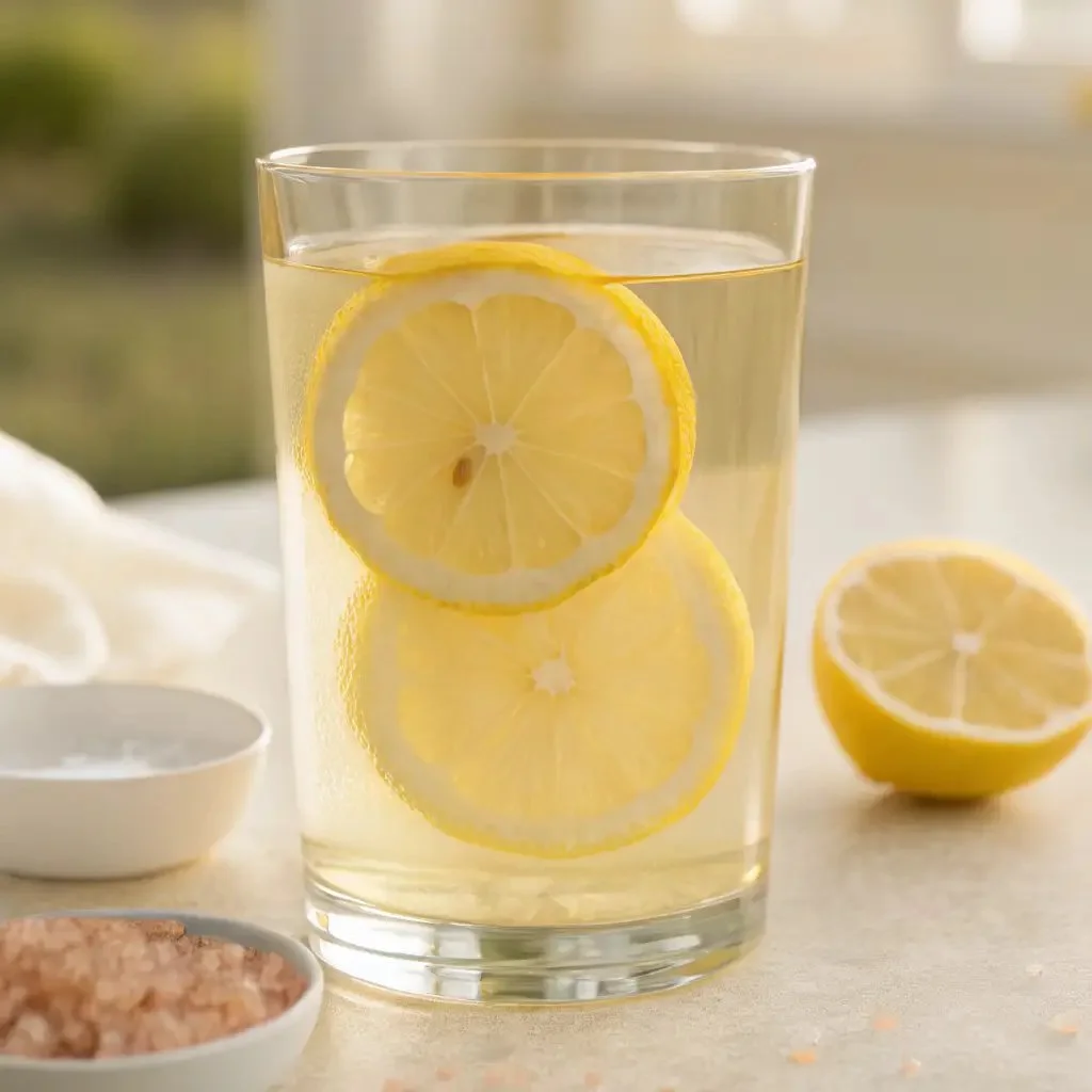 Refreshing pink salt detox drink for hydration and wellness