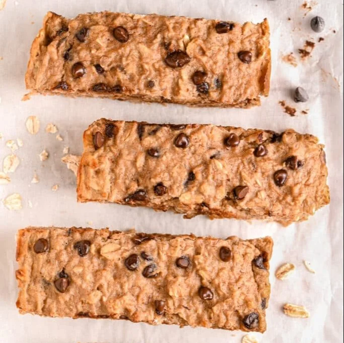 Homemade protein granola bars with nuts and fruits for a healthy snack
