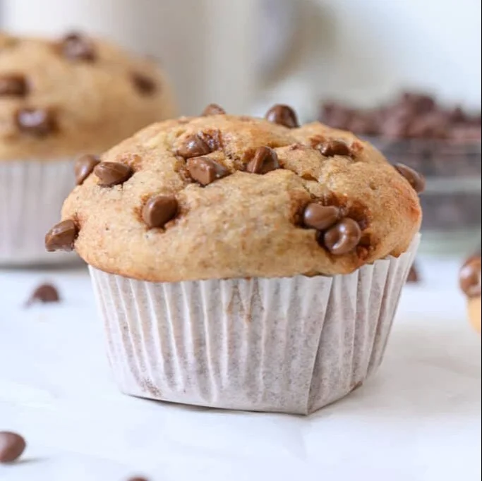 Healthy homemade protein muffins for a nutritious snack or breakfast.