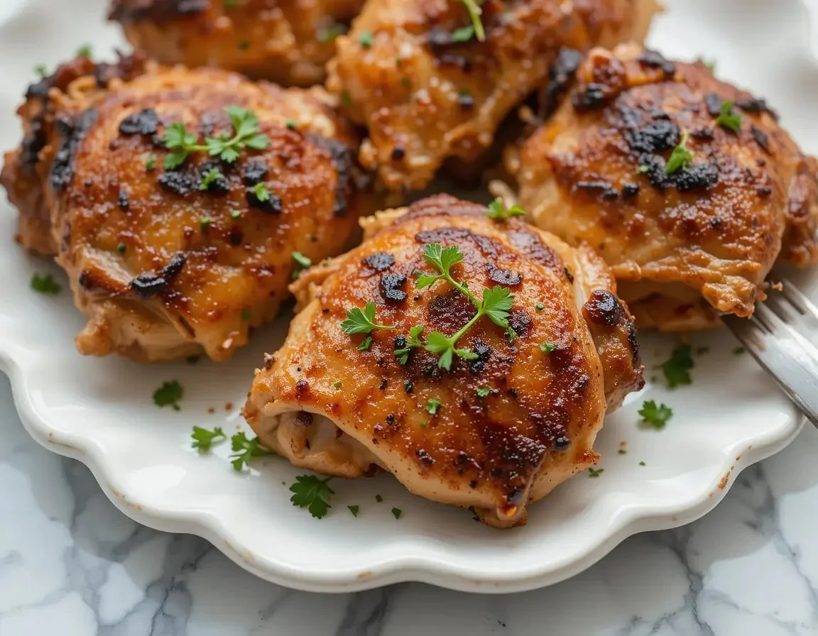 Delicious Pulehu Chicken marinated and grilled to perfection, served on a plate.