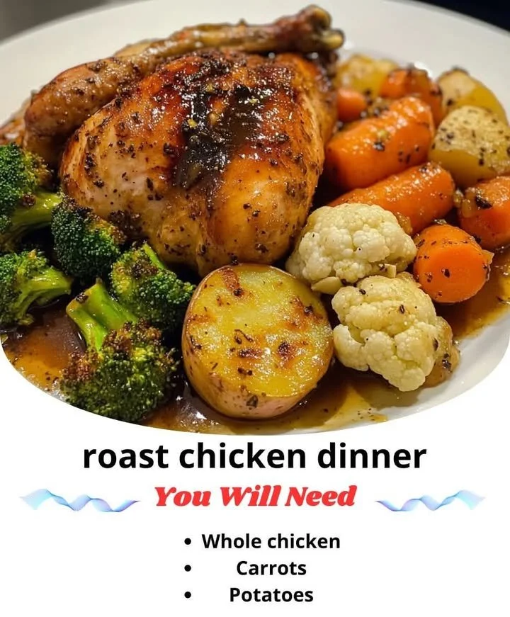 Deliciously roasted chicken with herbs and spices on a serving platter