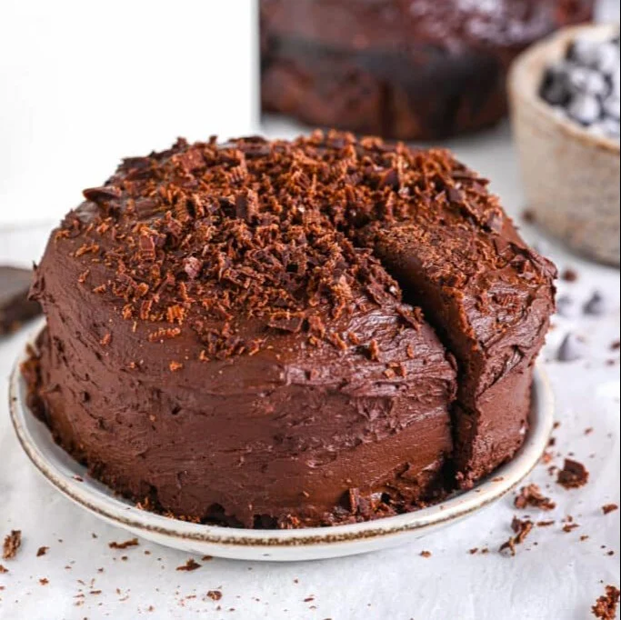 Delicious sugar-free cake on a decorative plate for health-conscious dessert lovers