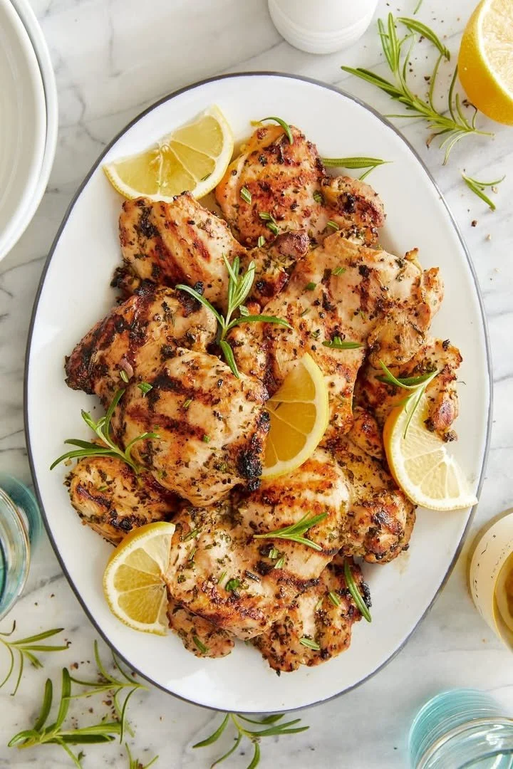 Delicious juicy grilled chicken cooked to perfection in 15 minutes