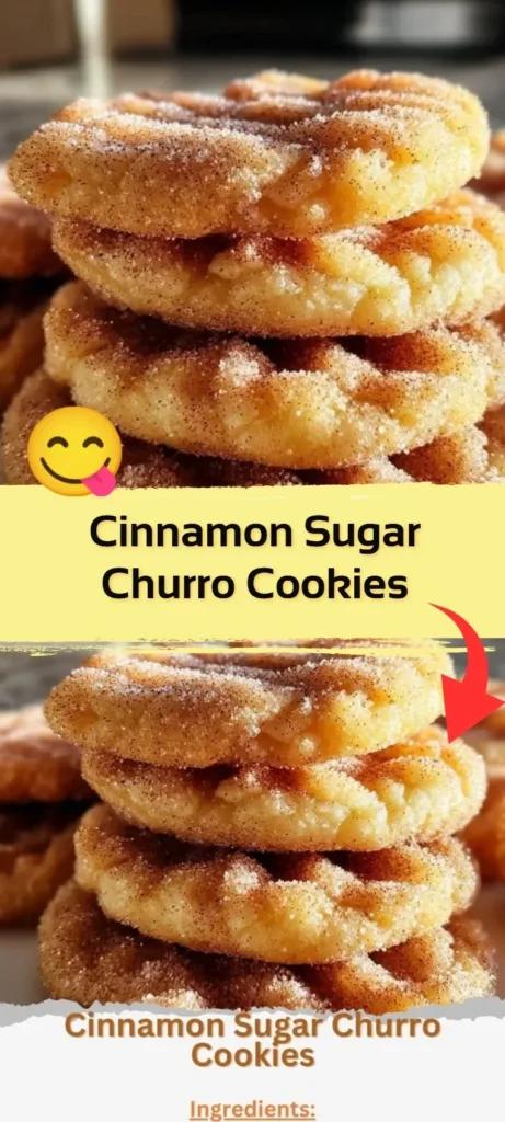 Freshly baked cinnamon sugar churro cookies on a cooling rack