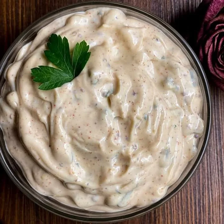Creamy Cajun tartar sauce served alongside seafood dishes