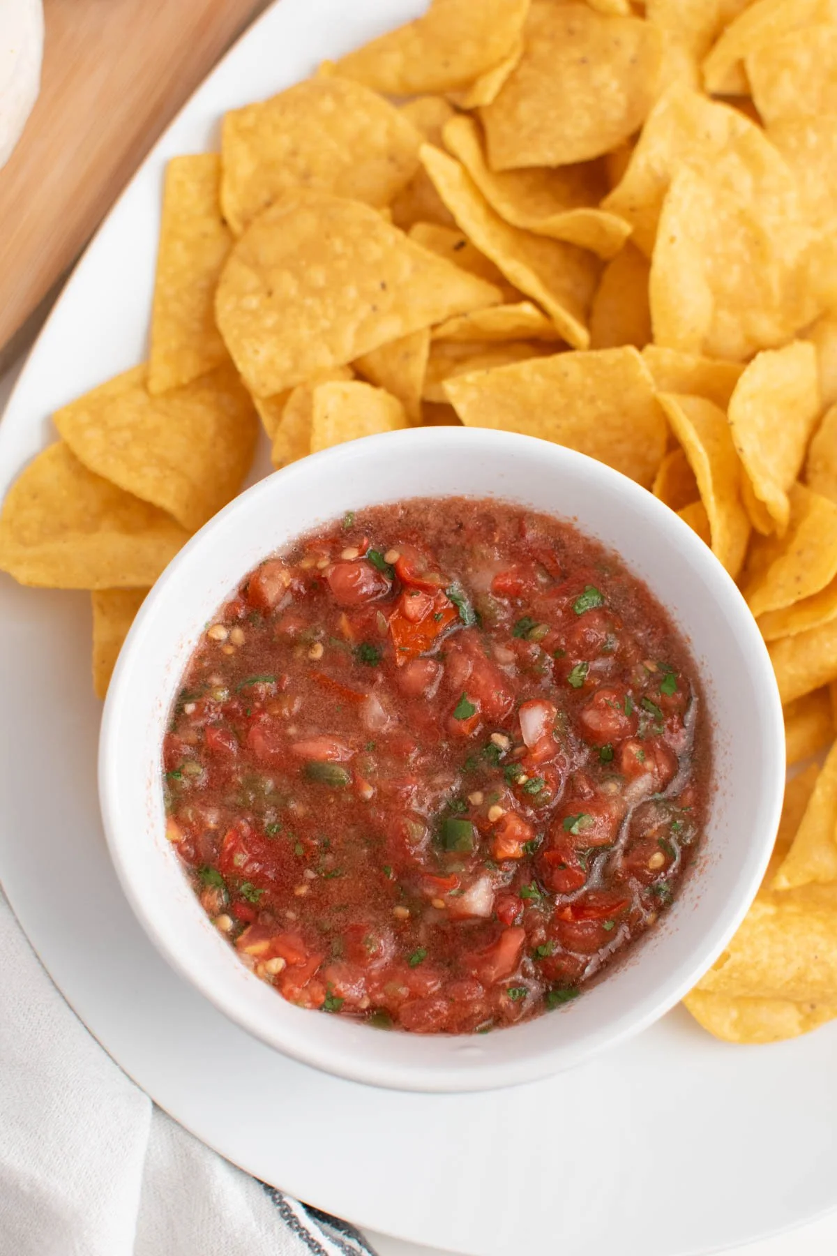 Homemade Garden Salsa with fresh ingredients and vibrant colors