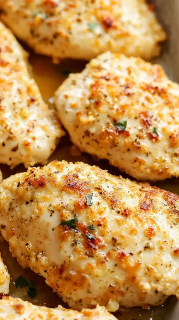 Melt in your mouth chicken breast served with herbs and spices