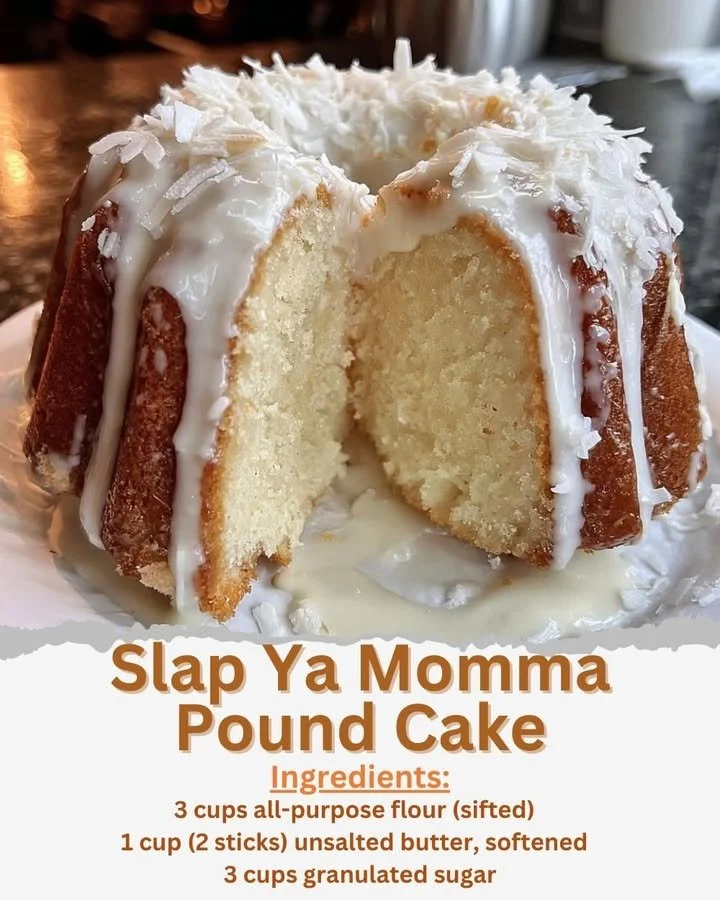 Slap Your Mama Pound Cake, a deliciously rich dessert perfect for any occasion.