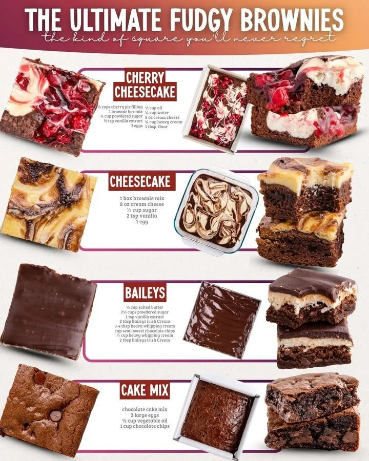 Deliciously rich fudgy brownies freshly baked and served on a plate.