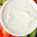 2-Ingredient Cottage Cheese Ranch Dip (High Protein)