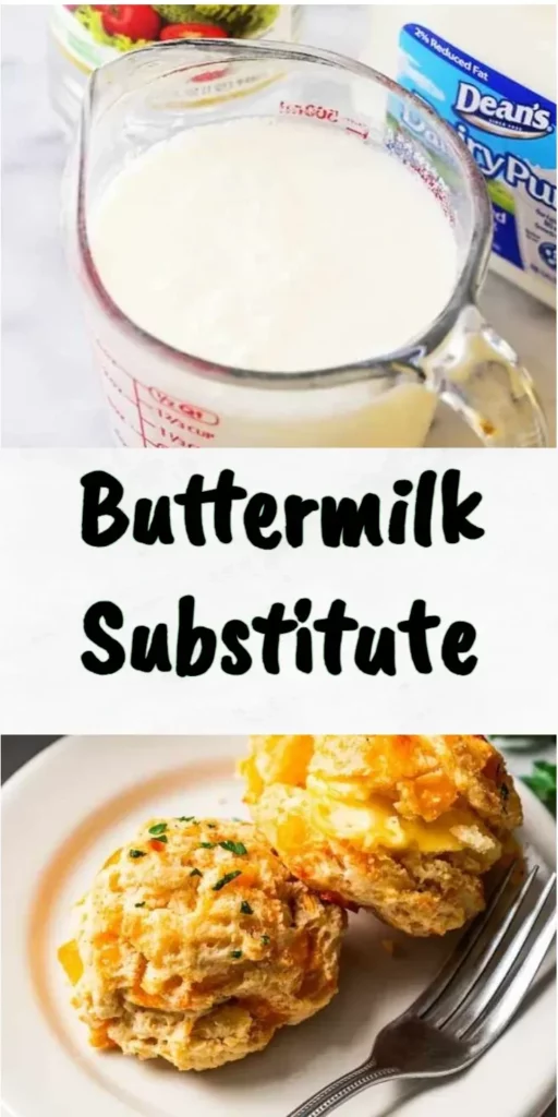 Buttermilk substitute options for cooking and baking recipes