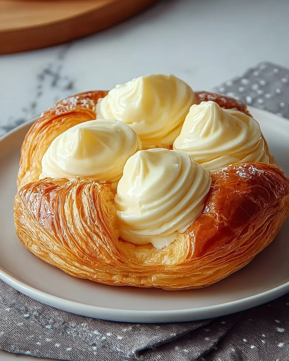 Freshly baked Cheese Danish Delights with creamy cheese filling
