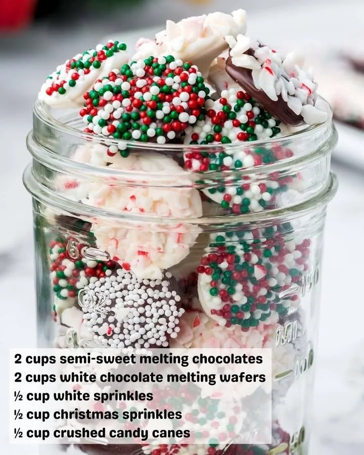 Delicious chocolate candy made for Christmas celebrations