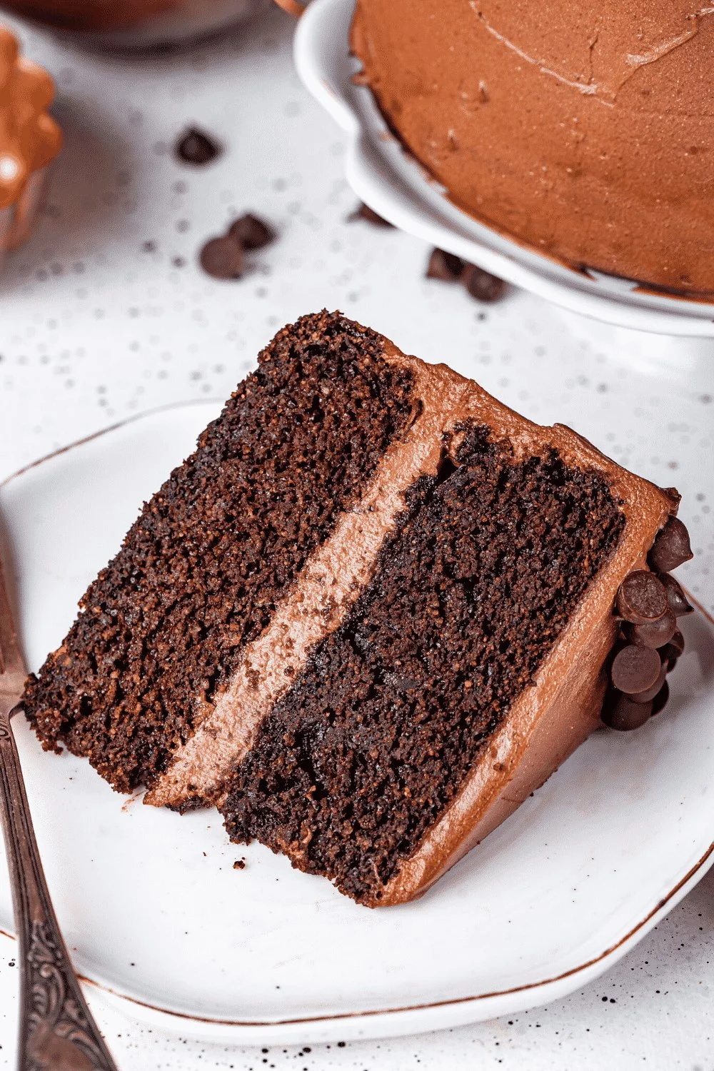 Delicious chocolate keto cake with low-carb ingredients