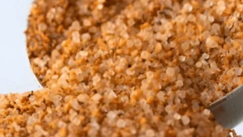 Bowl of Creole seasoning with spices and herbs for cooking