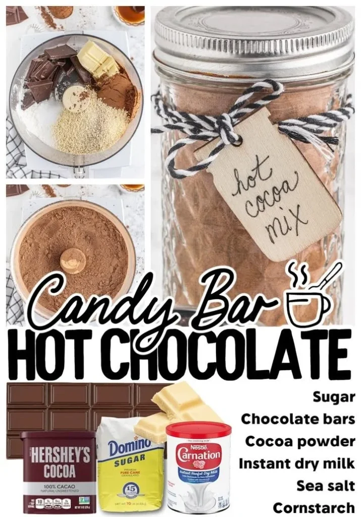 Delicious hot chocolate mix with creamy texture and rich chocolate flavor